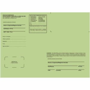 Buste verdi per notifica in proprio o tramite Ufficiali Giudiziari – f.to 19×26 cm – 100 pz