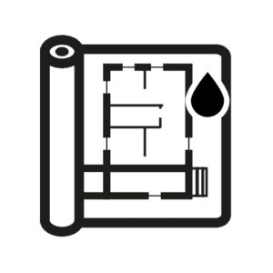 Stampa disegni tecnici in bianco e nero